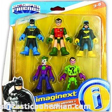 Fisher-Price Imaginext DC Heroes & Super Villains Batman Robin Batgirl Joker Riddler B07GQ4SSB3